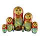 Nesting Dolls 8.5 7 Piece, Ballerina Ballet Hand Made Set Russian Matryoshka