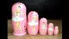 Nesting Dolls Ballet Hand Painted Signed Russian Matryoshka Doll Stacking Dolls Nested Dolls