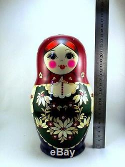Nesting Dolls set 12 pcs Russian Matryoshka Babushka Stacking Wooden Toys New