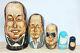 Nesting Russian Dolls Elon Musk 18 Cm. (7 In). Hand Made