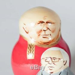 Nesting doll Stalin and other Russian Political Leaders matryoshka dolls 530p