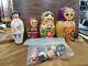Nesting Doll Lot Of 4 Plus Pieces 2 Ussr 1 Poland Sh 2