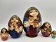 Nesting Dolls Matryoshka Ukrainian Beauty 5.5tall 5 Pieces Inside Hand Made 3