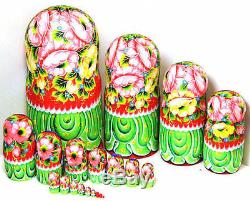 Nesting dolls Moscow 20pcs/13.5 collectible russian matryoshka m335