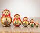 Nesting Dolls Russian Doll 5 Pieces Matryoshka With Moscow Views Nesting Dolls