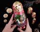 Nesting Dolls, Russian Doll, Russian Matryoshka, Nutcracker, Christmas Gift