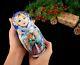 Nesting Dolls, Snow Maden, Matryoshka Doll, Russian Dolls Blue Color