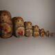 New Price! Rare Sergiev Posad Matryoshka 7 Nesting Dolls 1993 Each Beautiful