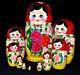 New Traditional Russian Nesting Dolls Babushka- Semenov Doll 10 Pieces 10