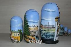 New exclusive 10 in 1 Nesting Dolls Russian Russia Matryoshka Royal family