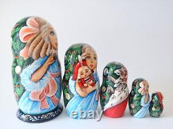 Nutcracker. Nesting Doll. Set of 5. (Russian Collection Sacramento) Sale