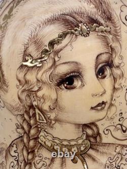 OOAK Russian Nesting Doll Matryoshka Morozko Father Frost Snow Maiden Solovyova