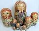 One Of A Kind 10pcs Russian Nesting Doll Little Match Girl By Zaitseva