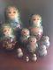 Ooak Original Little Mermaid Set Of Russian Nesting Dolls Hand Painted Set Of 10