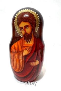 Our Lady of Kazan Russian Matryoshka Orthodox Religious Icons 7 Nesting Dolls