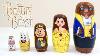 Painting Beauty And The Beast Nesting Dolls