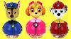 Paw Patrol Pup Candy Dispensers And Chase Skye And Marshall Nesting Dolls