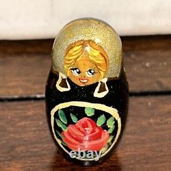 Phoenix Firebird Russian Matryoshka 10 Pce Fairytale Nesting Doll SignedNesting