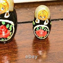 Phoenix Firebird Russian Matryoshka 10 Pce Fairytale Nesting Doll SignedNesting