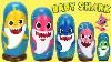 Pinkfong S Baby Shark Nesting Matryoshka Dolls With Surprises