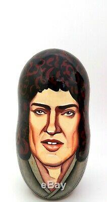 QUEEN Freddie Mercury Matryoshka Russian nesting doll Brian May Roger Taylor 5