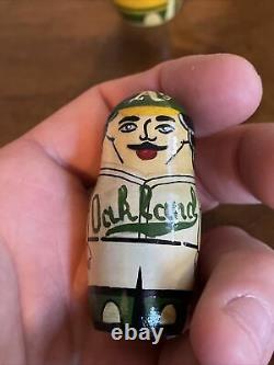 RARE Cooperstown Collection Philadelphia Athletics Russian Nesting Dolls Toy