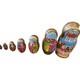 Rare Euc Sergiev Posad Signed Russian Matryoshka Nesting Dolls 7 Pcs Last Supper