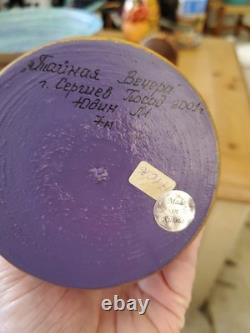 RARE EUC Sergiev Posad Signed Russian Matryoshka Nesting Dolls 7 pcs Last Supper