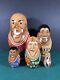 Rare Matryoshka 6 Tall Russian Nesting Dolls Usa Basketball Dream Team