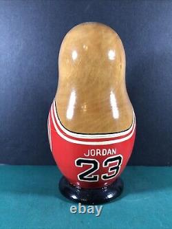 RARE Matryoshka 6 Tall Russian Nesting Dolls USA Basketball Dream Team