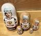 Rare Team Russia Nesting Dolls 5 Pc. Olympic Hockey? Alex Ovechkin, Etc