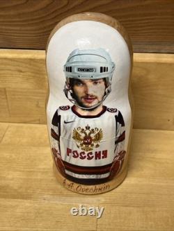RARE Team Russia Nesting Dolls 5 Pc. Olympic Hockey? Alex Ovechkin, Etc