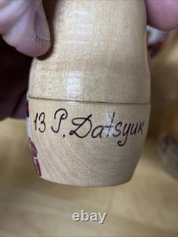 RARE Team Russia Nesting Dolls 5 Pc. Olympic Hockey? Alex Ovechkin, Etc