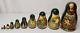 Rare Vintage Russian Nesting Doll Hand Painted Signed The Nutcracker Ballet 10pc