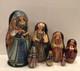 Russian Museum Quality Nesting Doll Russian Beauty 7 Pc 9.5 By J. Talman 90s