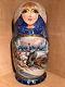 Russian Troika Horses By Trifonov Russian Matryoshka Nesting Doll 11 10pc New