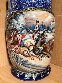 RUSSIAN TROIKA HORSES by TRIFONOV RUSSIAN MATRYOSHKA NESTING DOLL 11 10pc NEW