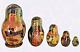 Rare Exquisite Fine Art Russian Nesting Dolls Matryoshka Artist Signed Titled