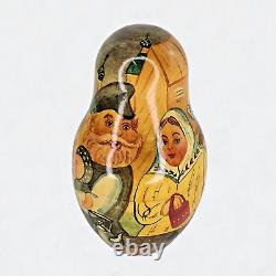 Rare Exquisite Fine Art Russian Nesting Dolls Matryoshka Artist Signed Titled