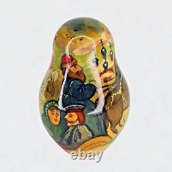 Rare Exquisite Fine Art Russian Nesting Dolls Matryoshka Artist Signed Titled