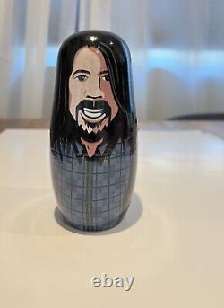 Rare Foo Fighters Nesting Eggs Russian Dolls Display Includes Taylor