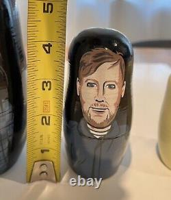 Rare Foo Fighters Nesting Eggs Russian Dolls Display Includes Taylor