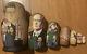 Rare Jfk Fidel Castro Rockets Hand Numbered Authentic Russian Nesting Dolls