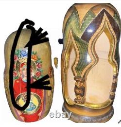 Rare Large Russian Nesting Doll Sold As is Please Read