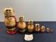 Rare Soviet Era Ussr Matryoshka 7 Nesting Dolls With Original Factory Sticker