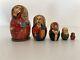 Religious Russian Nesting Doll Hand Painted Signed Gorgeous Orthodox Icons 4
