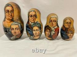 Romanov Dynasty Russian Nesting Dolls Matryoshka 14 pieces