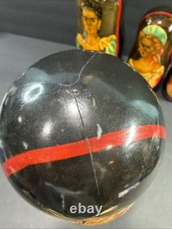 Romanovs Dynasty Hand Painted Wooden Nesting Dolls by Vishnyakov V. V. (READ)