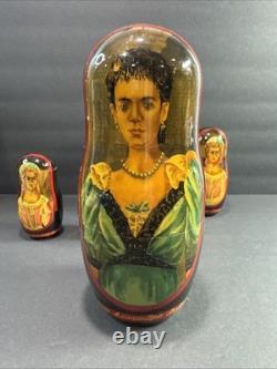 Romanovs Dynasty Hand Painted Wooden Nesting Dolls by Vishnyakov V. V. (READ)