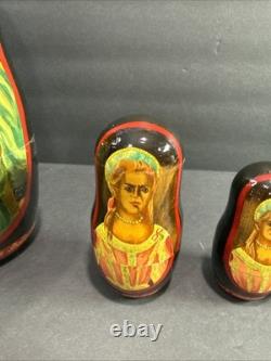Romanovs Dynasty Hand Painted Wooden Nesting Dolls by Vishnyakov V. V. (READ)